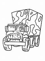 Truck Coloring Pages Military Drawing Transportation Tanker Ups Printable Cartoon Kids Chevy Getdrawings Air Vehicles Wuppsy Lifted Army Trophy Colouring sketch template