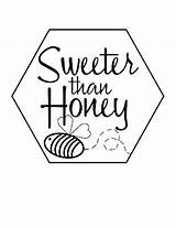 Sweeter Than Honey Coloring Theme Resources Folder Binder Labels Teacher Signs Covers Could Also Room Used sketch template