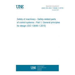 une en iso   safety  machinery safety related parts  control systems part
