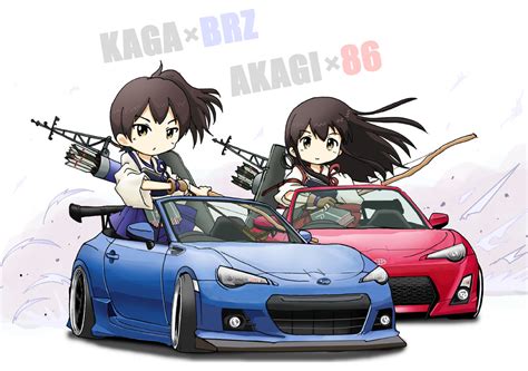 Kaga And Akagi Kantai Collection Drawn By Akiran R32