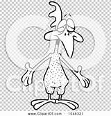 Clip Featherless Outline Chicken Illustration Cartoon Rf Royalty Toonaday sketch template