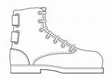 Schoen Kleurplaat Schuh Zapato Malvorlage Scarpa Chaussure Turnschuhe Kleurplaten Malvorlagen Leren sketch template