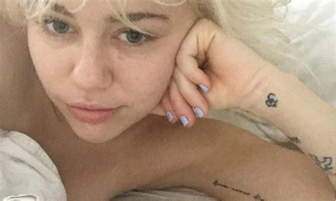 Miley Cyrus Pulls A Marilyn Monroe By Posing Naked In Bed