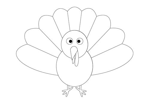 turkey template printable