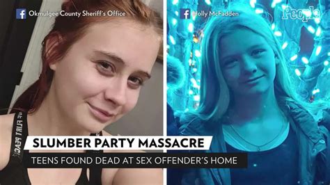 slumber party massacre teens found dead at sex offender s home were