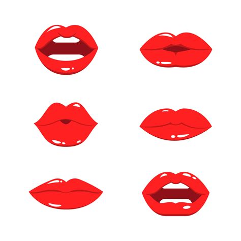 valentine lips  printable cards printableecom