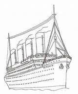 Titanic Coloring Sheets Ship Rms Pages sketch template