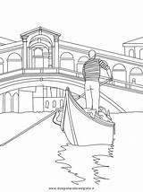 Venezia Gondola Barche Mezzi Trasporto Vitalcom Attivita sketch template