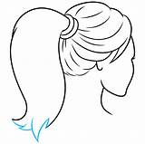 Ponytail Easydrawingguides sketch template