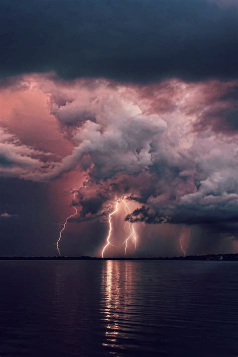 Aesthetic Cloud Clouded Cloudy Lightning Image