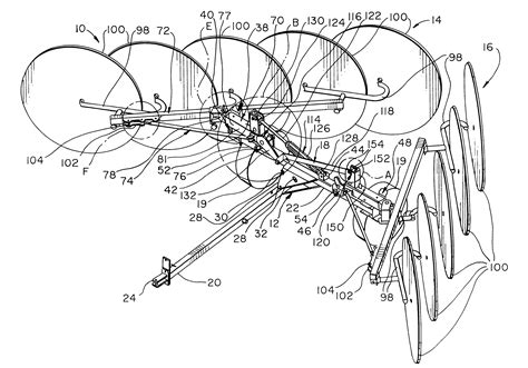 patent  folding wheel rake  improved folding mechanism google patents
