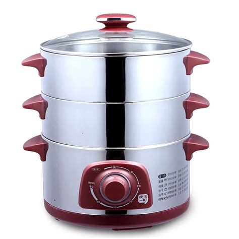 dzg  full stainless steel food steamer electric steamer  electric food steamers  home