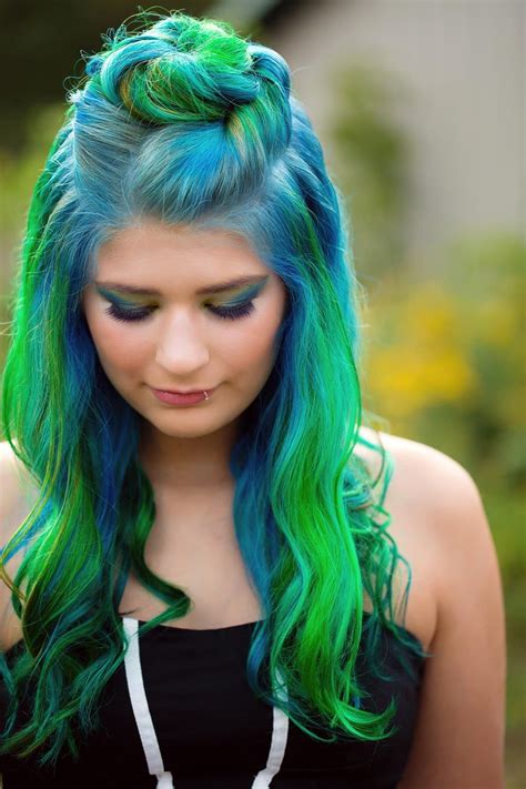 vivid hair color beautiful hair color hair dye colors blue green hai