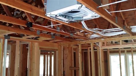 4 Zone Ductless Rough-in for New Construction - YouTube