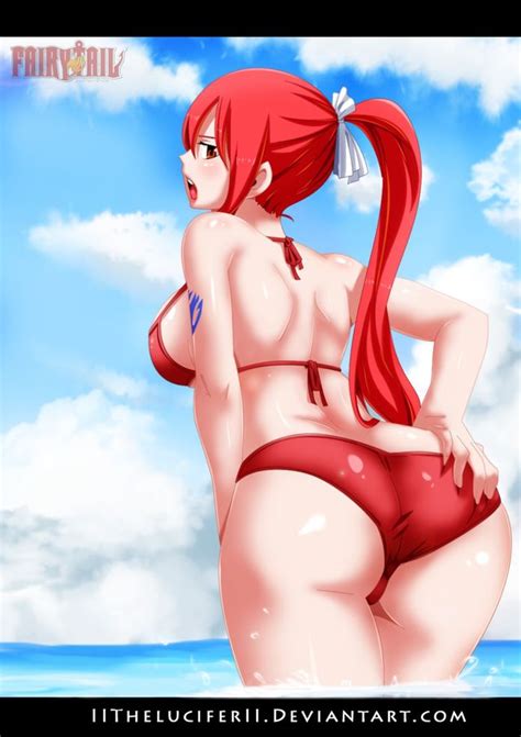 erza bikini by iitheluciferii d9x89rm erza scarlet pictures sorted by rating luscious