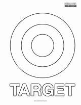 Target Coloring Super Fun Logo Pages Template sketch template