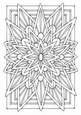 Mandala Coloring Star Pages Edupics Deco sketch template