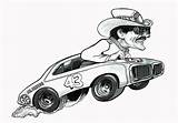Smokey Bandit Pontiac Firebird sketch template