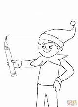 Elf Pages Shelf Siobhan Colouring Lids Little sketch template