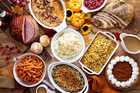 thanksgiving day meals     popular dishes