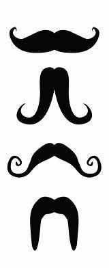 Mustache Printable Moustache Mustaches Template Beard Clipart Para Printables Cut Outline Cliparts Bigote Templates Curly Moustaches Mexicano Movember Stencil Print sketch template