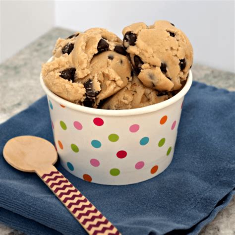 kids   kitchen edible chocolate chip cookie dough kates recipe box