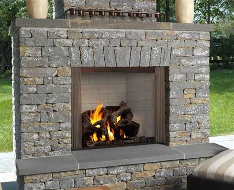 castlewood outdoor wood burning fireplace fines gas