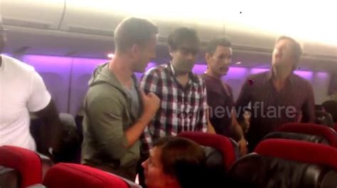 flash mob on our virgin atlantic flight pharrell williams happy