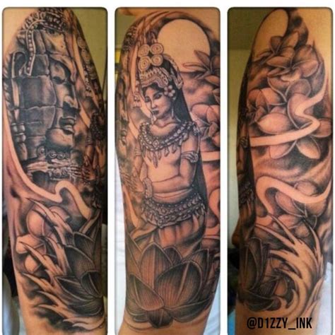 pin  shirley saradeth  tattoos khmer tattoo angkor wat tattoo buddha tattoo design