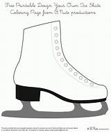 Coloring Skating Ice Pages Figure Skate Library Clipart Colouring sketch template