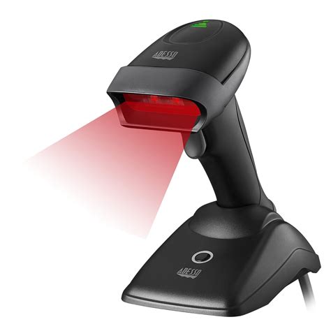 adesso wireless spill resistant antimicrobial ccd barcode scanner  charging cradle walmartcom