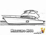 Coloring Pages Boats Boat Yacht Ships Cool Speed Yachts Motor Yescoloring Fishing Sheets Navy Sport M48 Sheet Foot sketch template