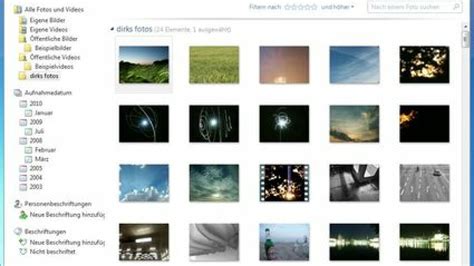 anleitung bildverwaltung mit windows  fotogalerie netzwelt