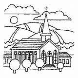 Colorat Biserici sketch template
