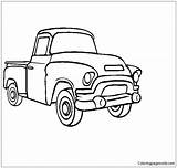 Pages Pickup Truck Coloring Color sketch template