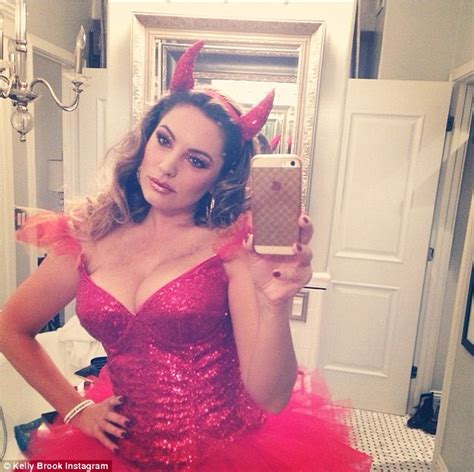 Kelly Brook Turns Heads As Devil Inspired Ballerina In