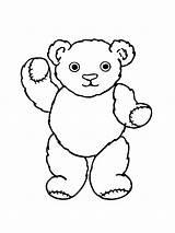 Coloring Teddy Pages Bear Kids Cute Bears Printable Colouring Panda Picnic Standing Choose Board Activities sketch template