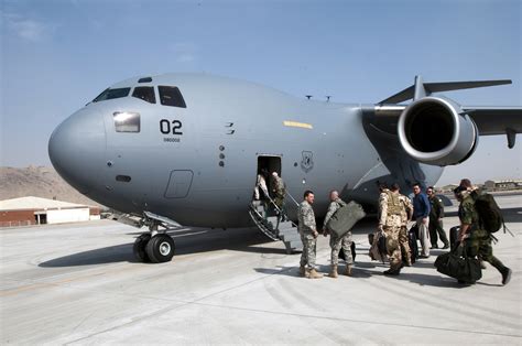 multinational strategic airlift capability supports nato committee visit  afghanistan air