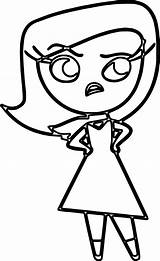 Coloring Pages Disgust Wecoloringpage sketch template