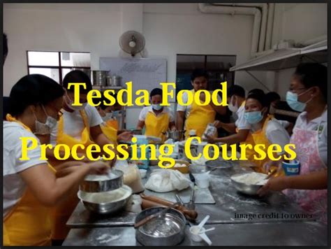 tesda food processing courses and accredited school
