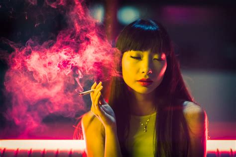 배경 화면 담홍색 여자 섹시한 소녀 아름다운 밤 아시아 사람 저녁 니콘 싱가포르 네온 선명한 모델링
