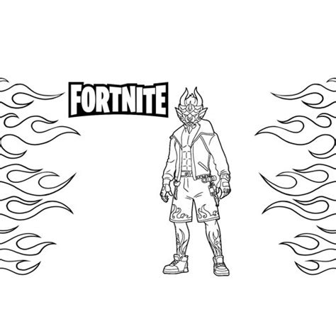 firewalker fortnite coloring page    coloring pages