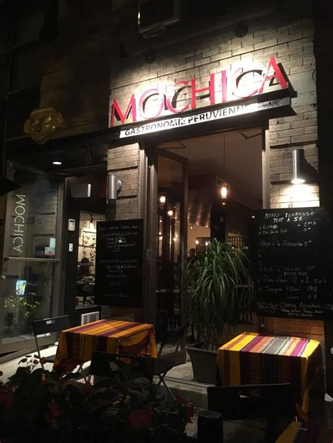 mochica menu horaire  reservation  rue saint denis