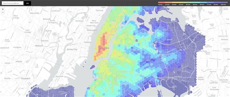 transit time nyc vivid maps