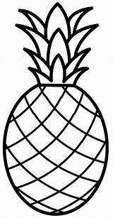 Abacaxi Nanas Pineapple Mewarnai Ananas Buah Kolorowanka Fruta Kolase Kolorowanki Druku Hitam Kartun Owoce Buahan Fruits Wydruku Frutta Marimewarnai Kleurplaat sketch template