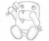 Domo Coloring Pages Library Clipart Line sketch template