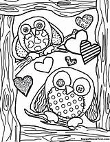 Coloring Pages Owl Girly Cute Colouring Sheets Horned Printable Great Hard Color Owls Kids Print Cartoon Screech Getcolorings Drawing Getdrawings sketch template