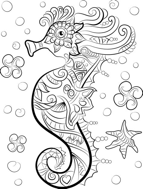 coloring page   sea animal coloring pages coloring pages