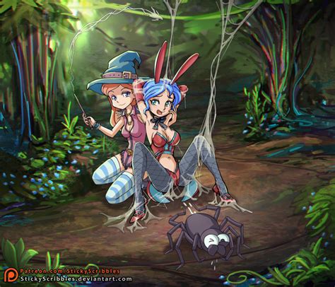 Emma Catches A Wild Bunny Girl By Stickyscribbles On