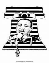 Mlk Luther Freedom sketch template